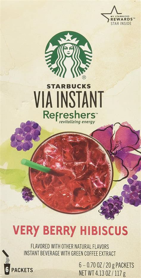 starbucks hibiscus refresher packets.